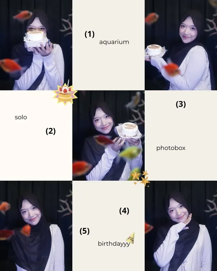 Kolase pilihan sesi dan paket foto Wena Studio